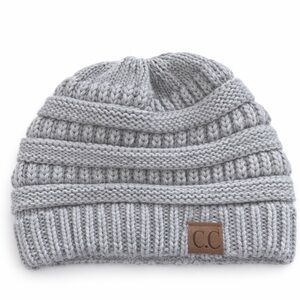 C.C Accessories Women’s Light Gray Beanie
